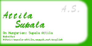 attila supala business card